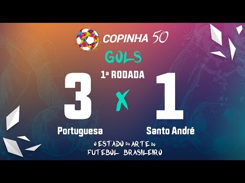 Gols de Portuguesa 3 X 1 Santo André, Copinha 2019