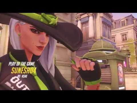 Ashe aim practice: Quadriple headshot.