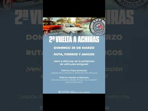 Domingo 29 de Marzo - 2° Vuelta de Achiras #elbielazo #elbielazounavisiondistintadelautomovilismo