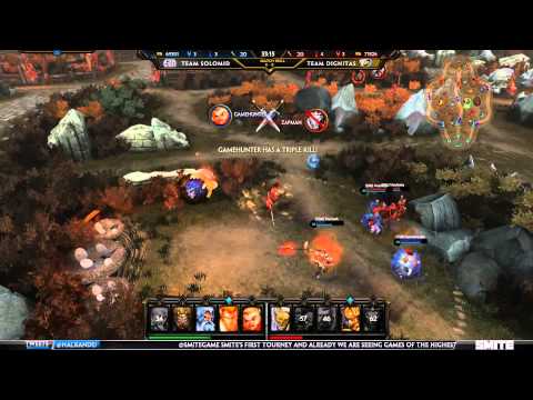 Pentakill by TSM GameHunter on $200,000 SMITE Launch Tournament against Team Dignitas