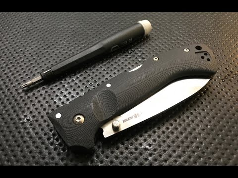 How to disassemble and maintain the Cold Steel Ultimate Hunter Pocketknife