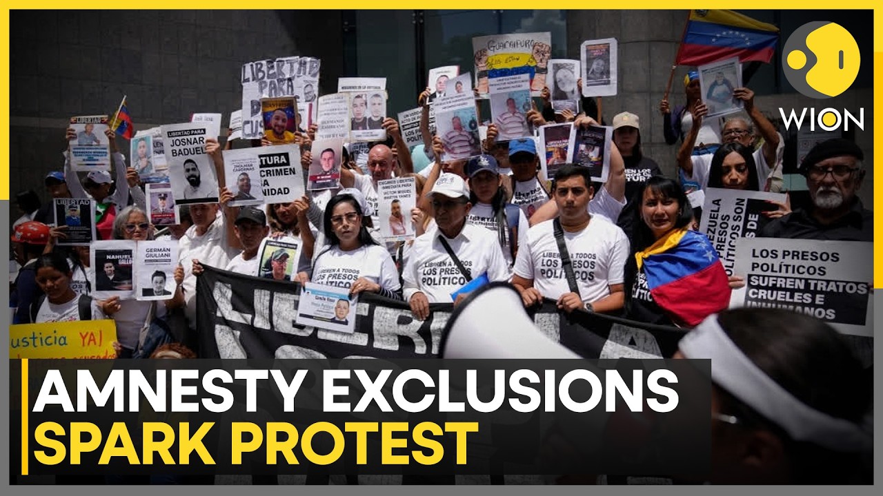 Venezuela Amnesty Bill: Political Prisoners on Hunger Strike | WION News