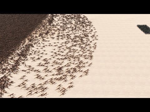20,000 Velociraptor Vs 200 Modern Soldier Ultimate Epic Battle Simulator UEBS