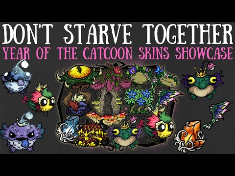The Year of The Catcoon Skins Showcase! NEW HUTCH SKINS! - Don't Starve Together