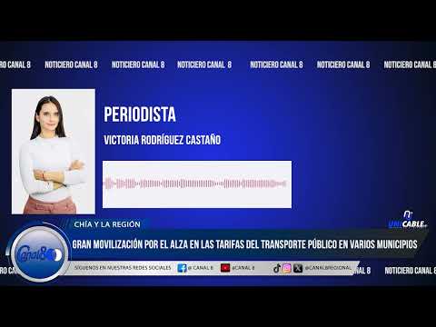 Detalles frente a la movilización en Tabio Cundinamarca
