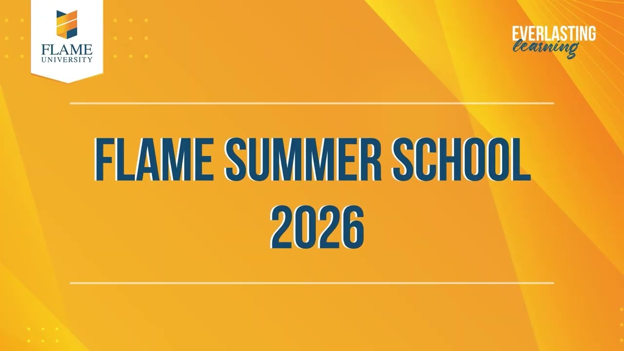 Souvenirs from the Future | FLAME Summer School 2026 | Prof. Dishant Pradhan | FLAME UNIVERSITY