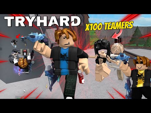 MM2 TRYHARD GAMEPLAY & DESTROYING TEAMERS