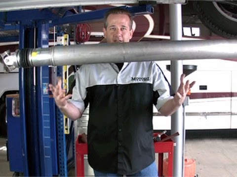 How to Install Aluminum Drive Shaft, Steeda Tri-Ax Shifter Ford Mustang Motorz #26