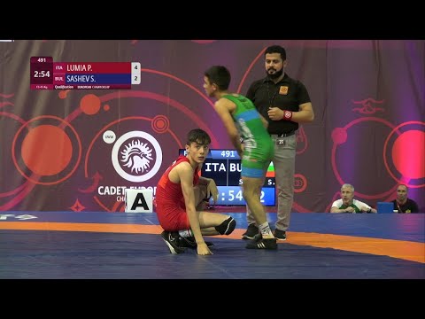 Qual. FS - 45 kg: P. LUMIA (ITA) v. S. SASHEV (BUL)