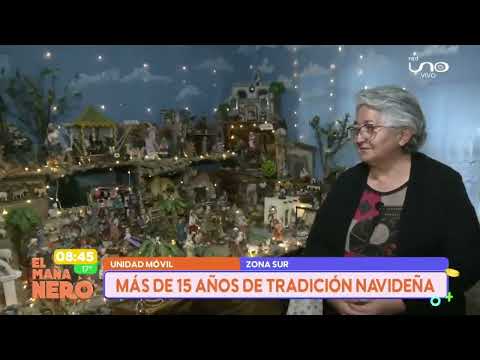 Cochabamba: Familia Santiváñez armó un pesebre gigante de 4 metros