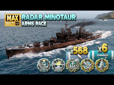 Radar Minotaur against all odds - World of Warships