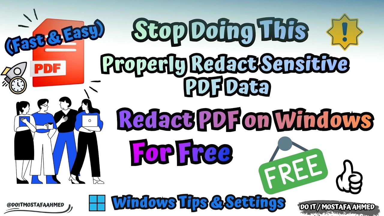 Best Free Way to Redact PDFs on Windows (Fast & Easy)