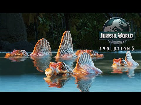 ALL SWIMMING DINOSAURS (Including Babies) | Jurassic World Evolution 3