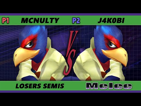 S@X 412 Losers Semis - McNutly (Falco) Vs. J4K0Bi (Falco) Smash Melee - SSBM