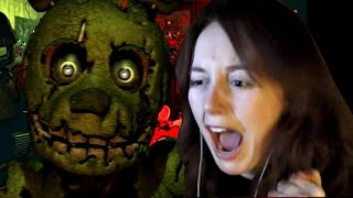 Wimpy Girl Plays Five Nights at Freddy's 3 | SCARED TO TEARS!