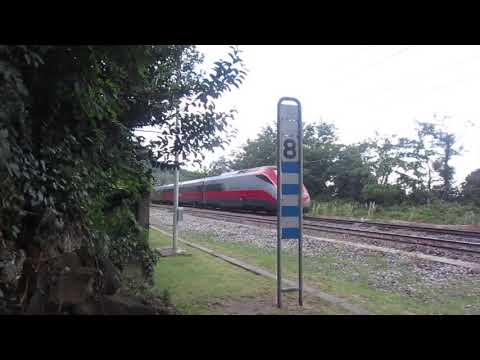 Ex stazione di Grignano. Frecciarossa 9758 ETR 500.