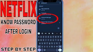 ✅ How To Know Netflix Password After Login 🔴