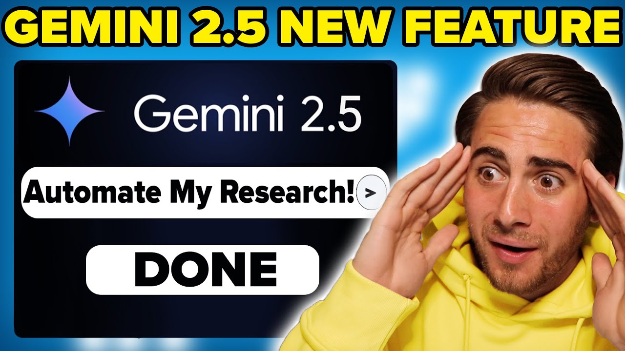 Gemini 2.5 Pro Launched a NEW Feature That’s AMAZING 👀 (New Deep Research)