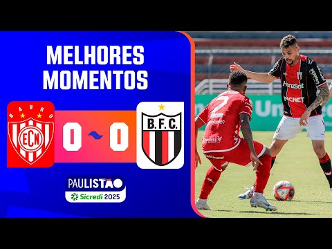 NOROESTE 0 x 0 BOTAFOGO | MELHORES MOMENTOS | RODADA 3 | PAULISTÃO SICREDI 2025