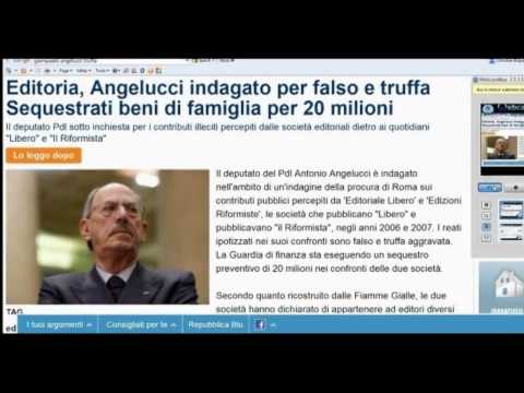 ANGELUCCI On. ANTONIO: MISFATTI E ASSENZE