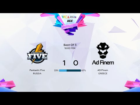 Fantastic Five vs Ad Finem Game 2 Финальный тур квалификаций WCA (Dota 2 WCA season 2 2016)