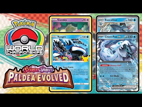 DAY 1 ROUND 5:  Kyogre/Lost Box vs Chien-Pao/Baxcalibur - Pokemon TCG WORLDS YOKOHAMA JAPAN 2023