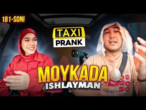 Taksida prank 181-soni🚖 Moykachi bola obrazidaman🫡