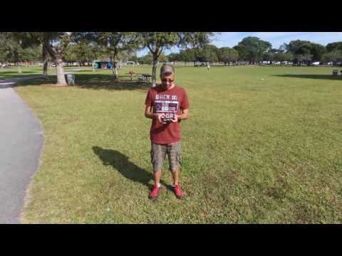 Parrot drone Bebop 2 Follow Me test