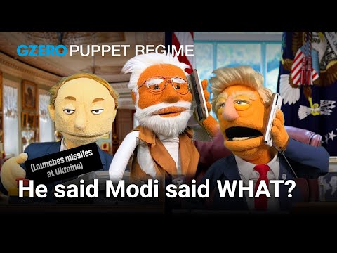 Trump says Modi says he won't buy more oil from Russia | PUPPET REGIME