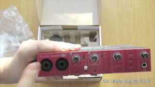 Video thumbnail for Unboxing of Focusrite Scarlett 8i6 USB Audio Interface by Production Expert