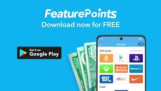 Get FeaturePoints, Earn Free Gift Cards and Cash! (Youtube Video)