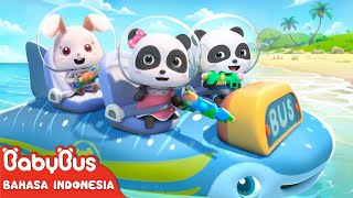 Download lagu Mobil Hewan | Bus Hiu Paus | Lagu Anak-anak | Berbagai Jenis Kendaraan | BabyBus Bahasa Indonesia mp3