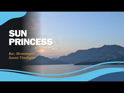 Thumbnail for Sun Princess Cruise Ship Timelapse | Sailing from Port of Bar, Montenegro