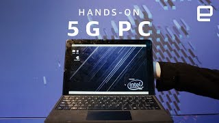 Intel 5G 2-in-1 PC Hands-On at MWC 2018
