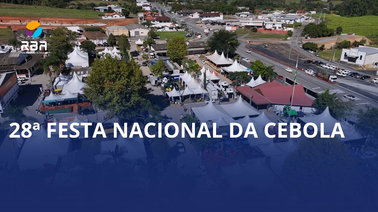 Começou a Festa Nacional da Cebola! 🧅🎉