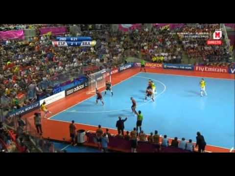 (Futsal Tailandia 2012) Final completa: España 2 - 3 Brasil