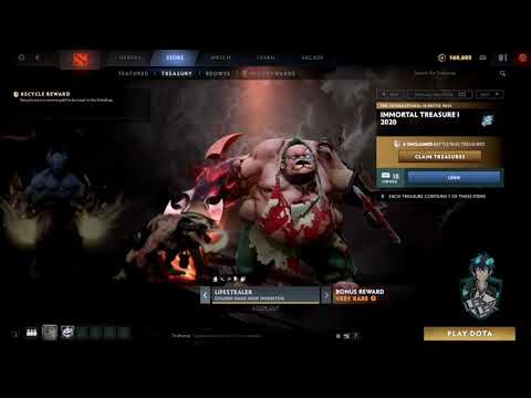 Opening Immortal Treasures || Battle Level Bundles || Wraith King Arcana || Dota 2 Battle Pass 2020