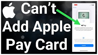 How To Fix Unable To Add Card To Apple Pay