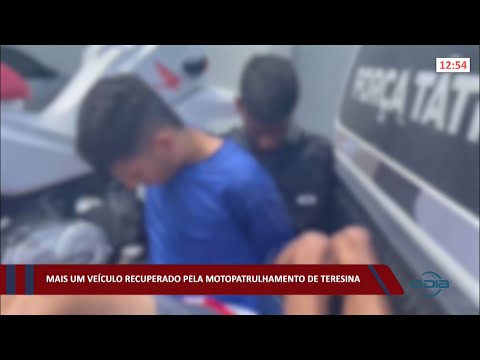 Mais um veículo recuperado pela motopatrulhamento de Teresina 21 02 2022