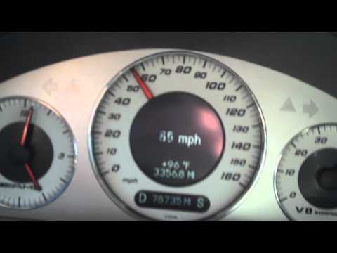 Mercedes Benz E55 AMG Blast w/new NGK-LFR7AIX Spark Plugs Installed