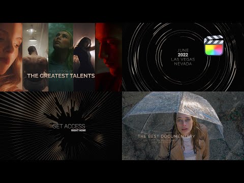 Artistic Awards Modular Template for Final Cut Pro — MotionVFX