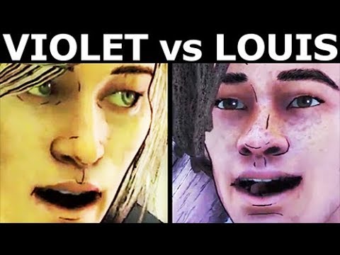Intolerance Between Violet & Louis - The Walking Dead Final Season 4 Episode 1: Done Running