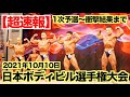 【解説付き】筋肉日本一を決める。日本ボディビル選手権大会の超速報。