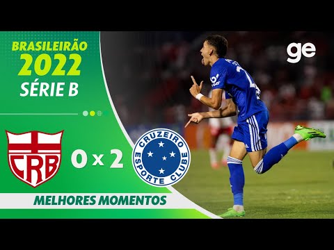 Gols e lances de CRB x Cruzeiro