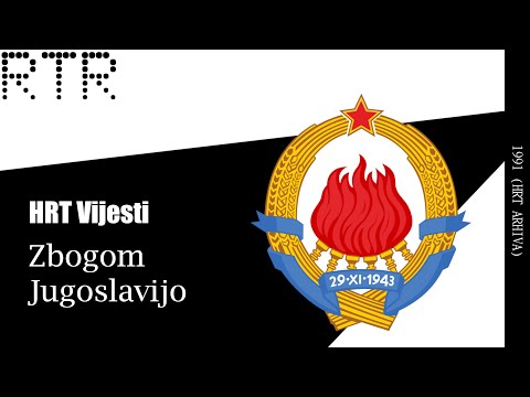 Zbogom Jugoslavijo - HTV Vijesti // 1991 (HRT ARHIVA)