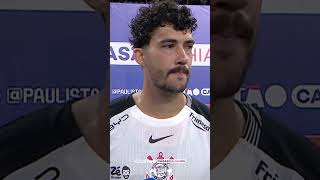 Gustavo Henrique afirmou que o Corinthians jogou mais que o Palmeiras! 👀⚽ #Shorts