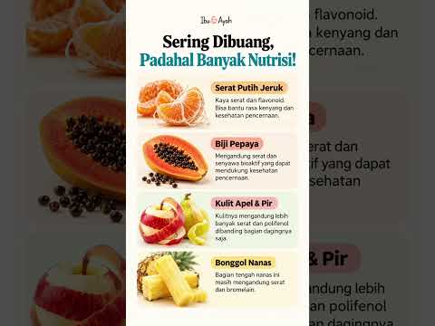 Jangan Buru-Buru Dibuang! Bagian Buah Ini Masih Bisa Dimanfaatkan #ibudanayah
