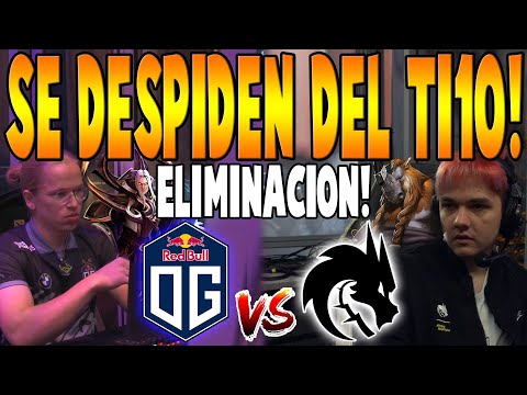 OG vs TEAM SPIRIT [BO3] - ELIMINACION! "Se Despiden Del TI10" - THE INTERNATIONAL 10 DOTA 2
