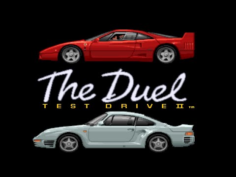 The Duel: Test Drive II • F40 vs 959 / Master Scenery (Amiga)