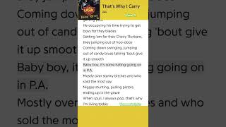 That’s Why I Carry UGK Ridin Dirty Verse 2